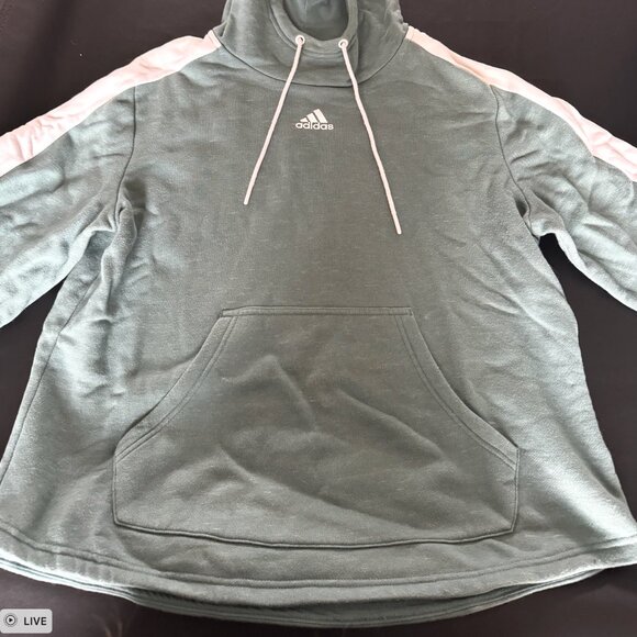 Women's Large Teal Adidas Athletic Sweatshirt - Picture 5 of 8